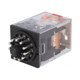 Releu Electromagnetic 3PDT 24VAC 10A | Electronic-mag.ro | Componente Electronice