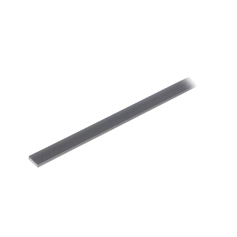 Apărătoare profile LED neagră 2m cu împingere | Electronic-mag.ro | Componente Electronice