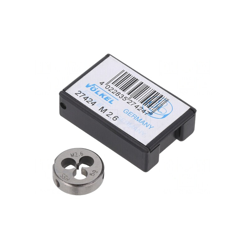 Filieră oțel rapid HSS M2,6 Ø16mm 6g | Electronic-mag.ro | Componente Electronice