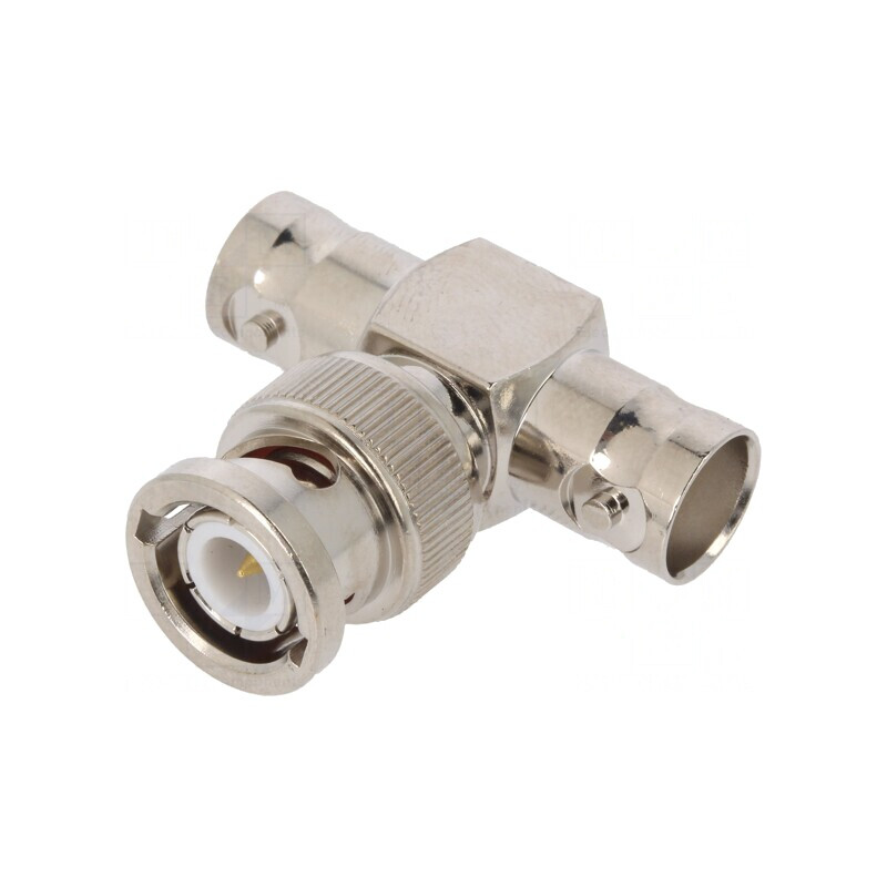 Adaptor T BNC 50Ω PTFE | Electronic-mag.ro | Componente Electronice