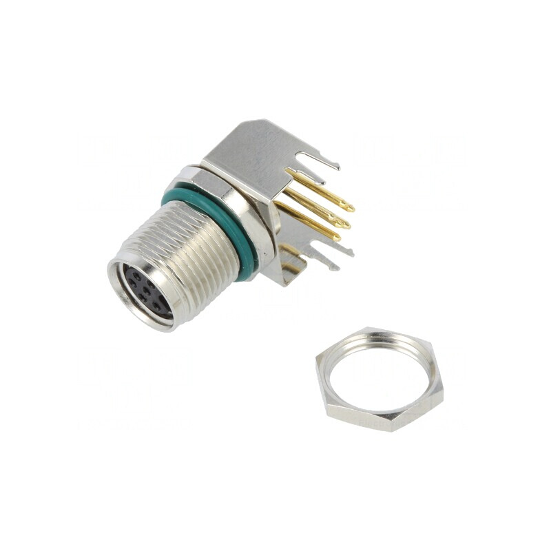 Conector PCB M8 6P 1.5A 90° | Electronic-mag.ro | Componente Electronice