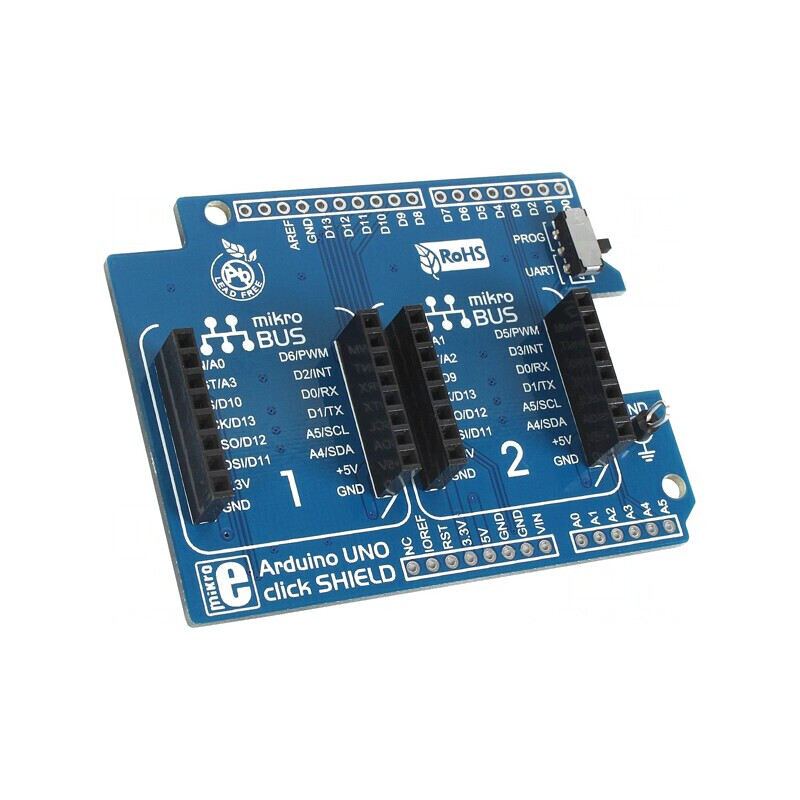 Multiadaptor mikroBUS Dual Soclu | Electronic-mag.ro | Componente Electronice