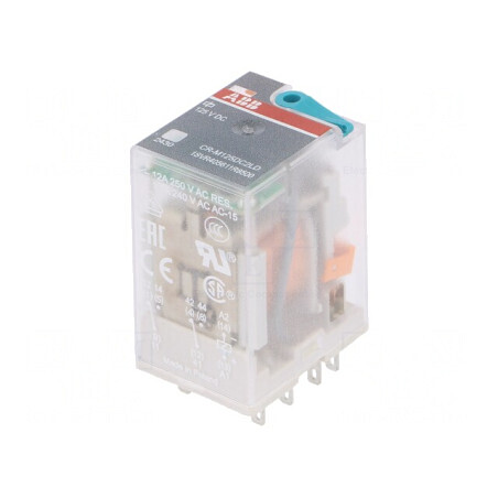Releu Electromagnetic DPDT 125VDC 12A | Electronic-mag.ro | Componente Electronice