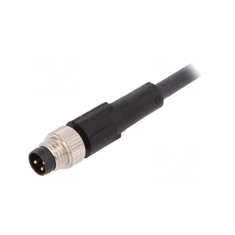 Cablu Conectare M8 3 Pini 2m 60VAC 4A | Electronic-mag.ro | Componente Electronice