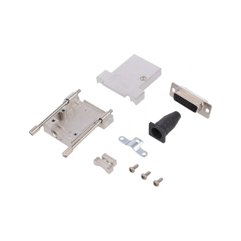D-Sub 26-PIN Mufă Mamă pentru Lipire pe Cablu Neagră | Electronic-mag.ro | Componente Electronice