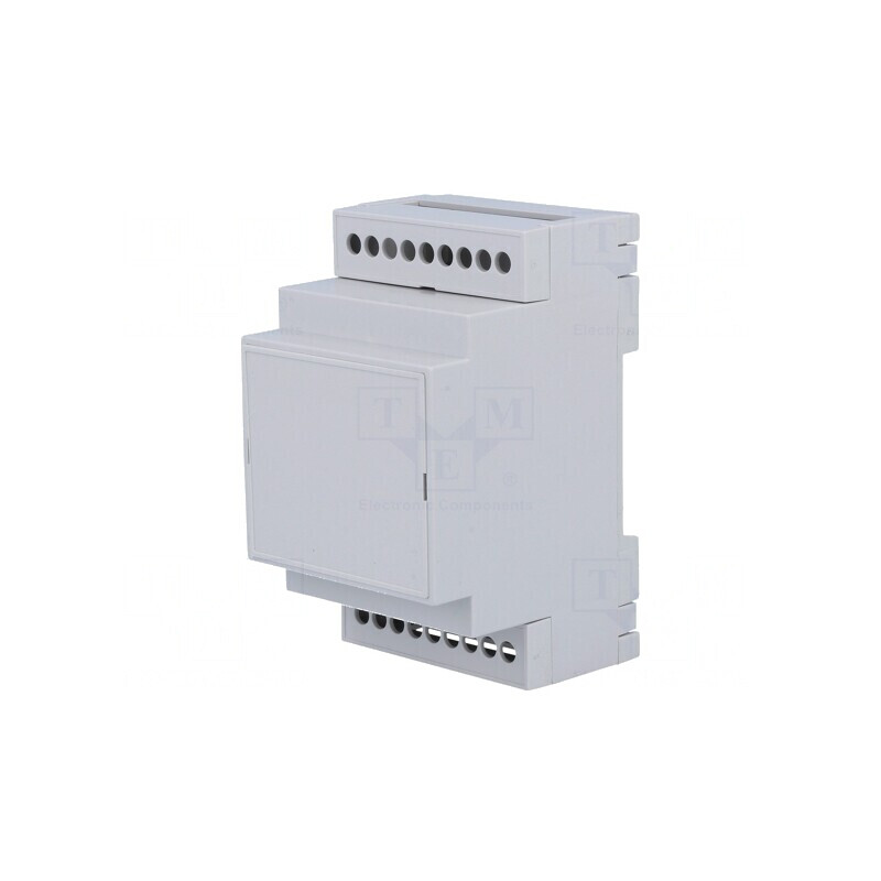 Carcasă pentru șină DIN 90x53x53mm gri | Electronic-mag.ro | Componente Electronice