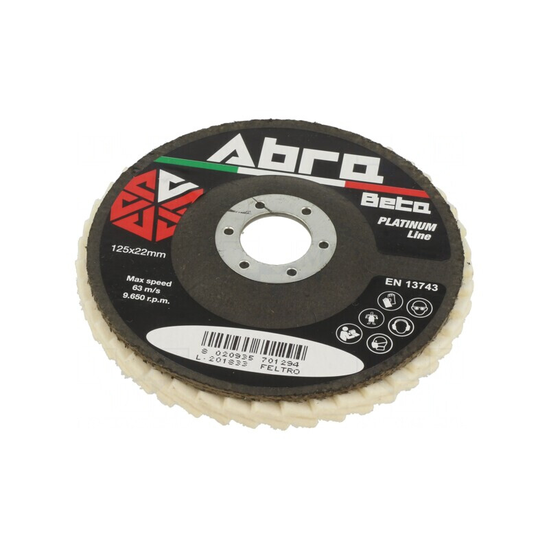 Disc de Lustruit 125mm Pâslă | Electronic-mag.ro | Componente Electronice