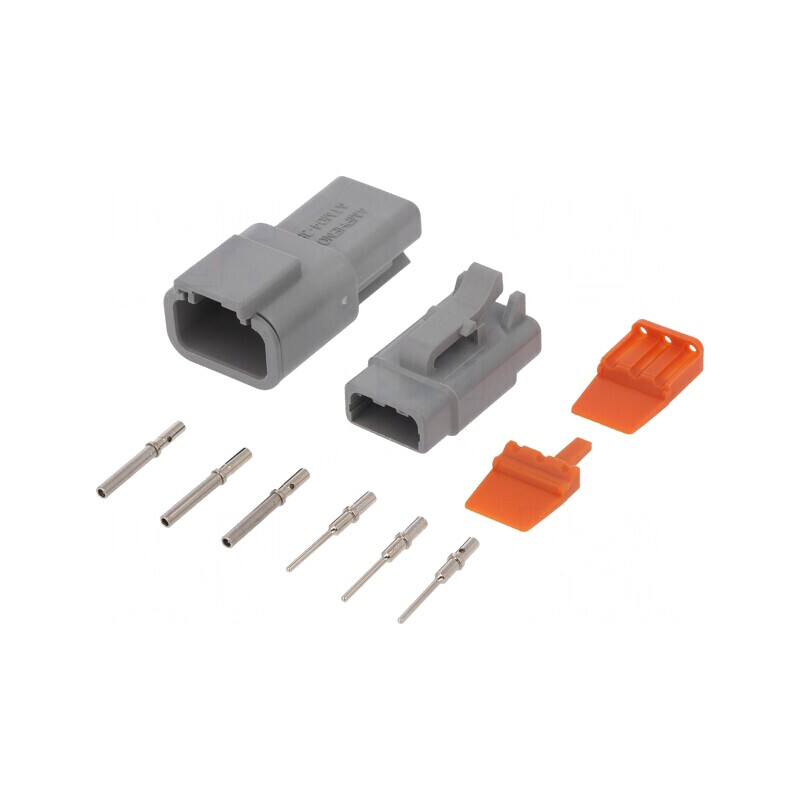 Conector Cablu-Cablu ATM 3 PIN Tată-Mamă | Electronic-mag.ro | Componente Electronice