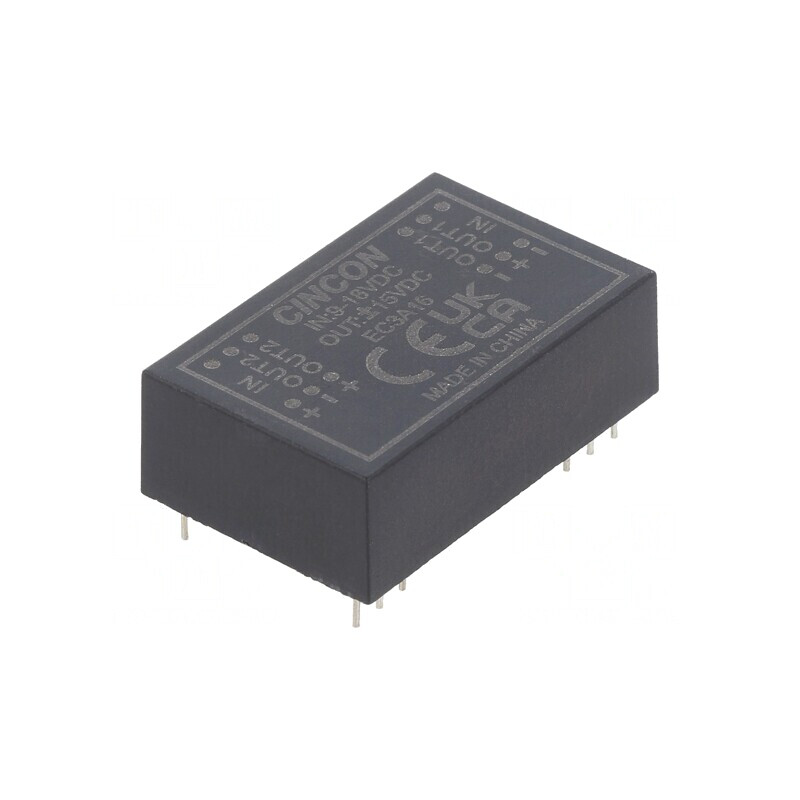 Convertor DC/DC 3W 9-18V la 15V/-15V DIP24 | Electronic-mag.ro | Componente Electronice