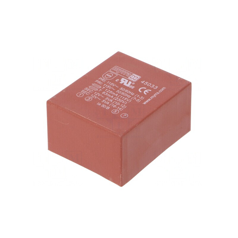 Transformator Încapsulat 10VA 115/230V 12V 417mA | Electronic-mag.ro | Componente Electronice