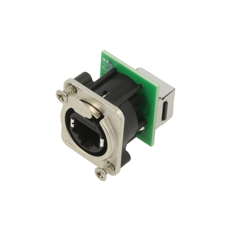Conector Pasant D-Type CAT5E XLRnet RJX8FD5T | Electronic-mag.ro | Componente Electronice