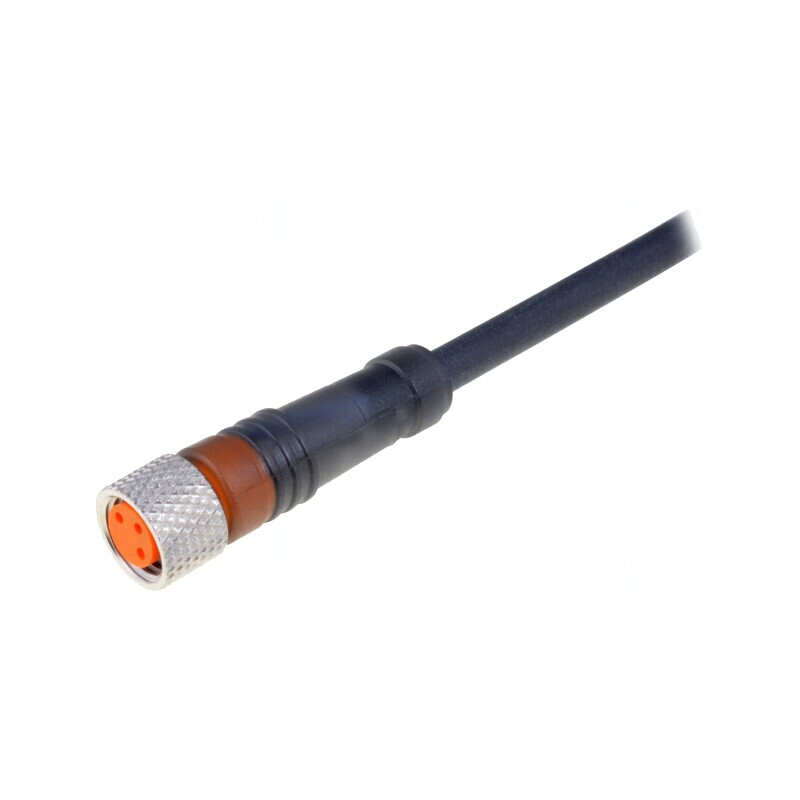 Conector M8 5m Mamă PIN 3 Drept cu Mufă și Cabluri | Electronic-mag.ro | Componente Electronice