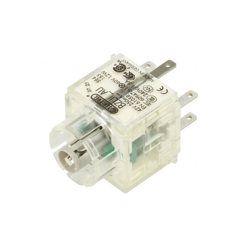 Element de Contact cu Iluminare IP00 30-70°C Pini NO x2 3mm | Electronic-mag.ro | Componente Electronice