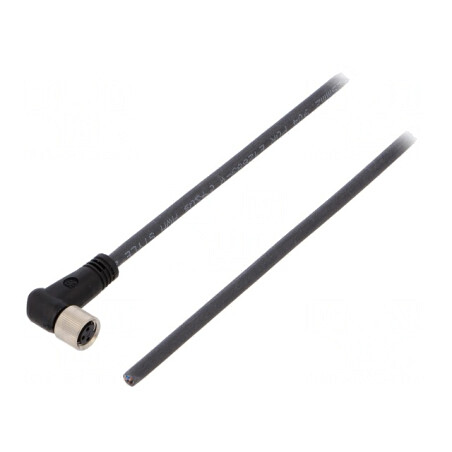 Cablu Conectare M8 3 PIN Unghi 3m 60VAC 4A PUR | Electronic-mag.ro | Componente Electronice