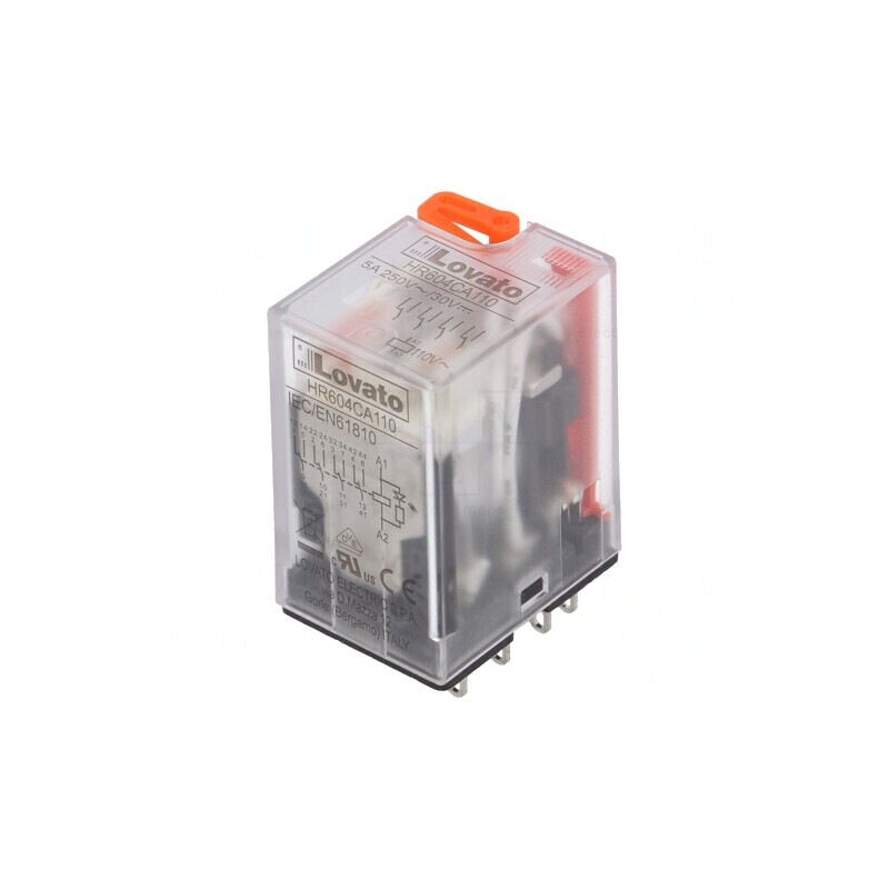 Releu Electromagnetic 4PDT 110VAC 5A | Electronic-mag.ro | Componente Electronice