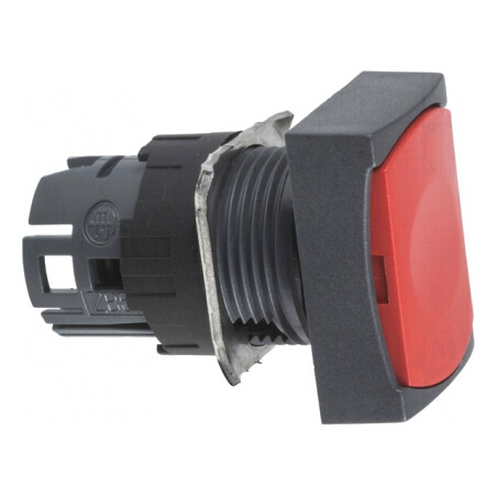 Comutator apăsare 16mm roșu stabilizat | Electronic-mag.ro | Componente Electronice