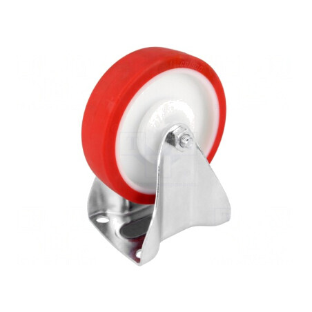Roată de Transport Rigidă 125mm 150kg | Electronic-mag.ro | Componente Electronice