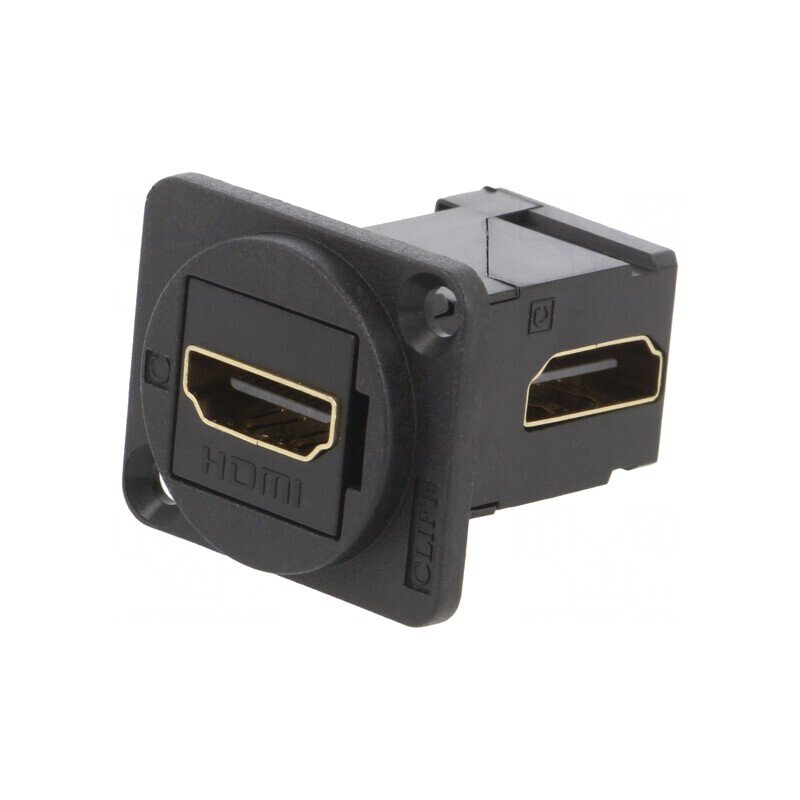 Adaptor HDMI Aurit 19x24mm | Electronic-mag.ro | Componente Electronice