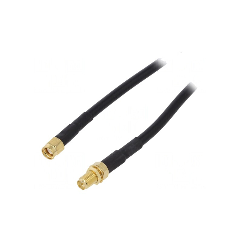 Cablu RP-SMA 50Ω 5m Negru | Electronic-mag.ro | Componente Electronice