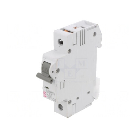 Întrerupător de Supracurent 50A 1P 6kA 230/400V | Electronic-mag.ro | Componente Electronice