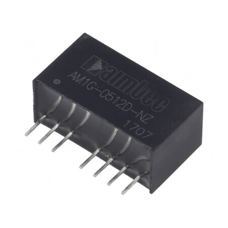 Convertor DC/DC 1W 4.5-9V la 12V/-12V SIP8 | Electronic-mag.ro | Componente Electronice