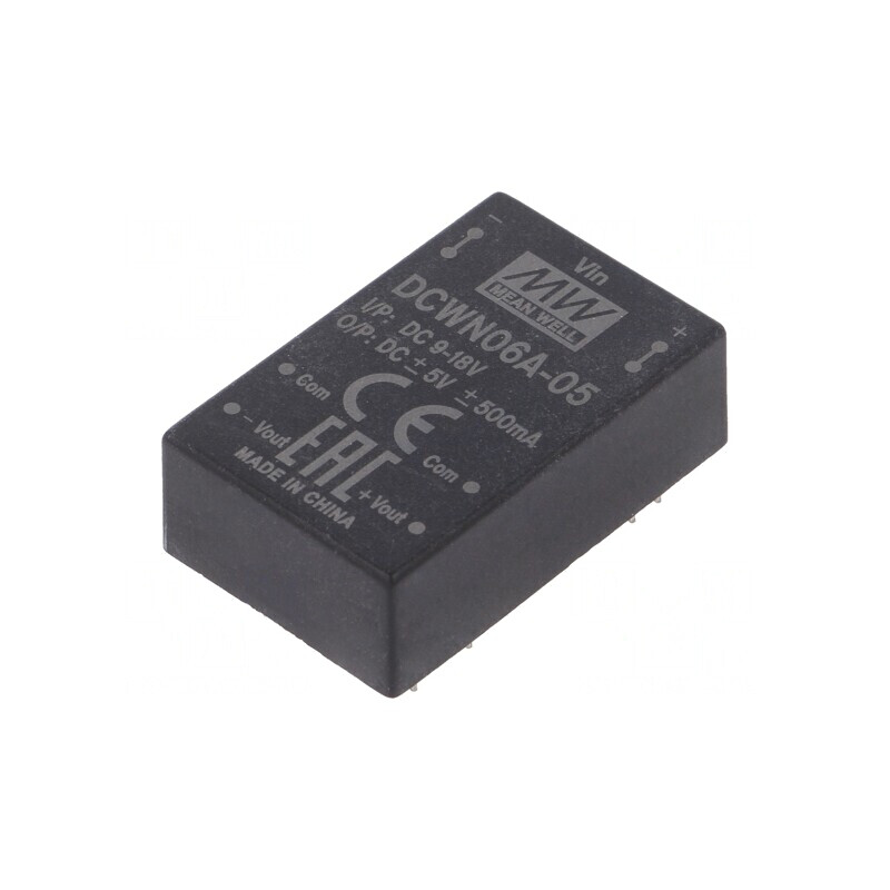 Convertor DC/DC 6W 9-18V la 5V/-5V DIP24 | Electronic-mag.ro | Componente Electronice