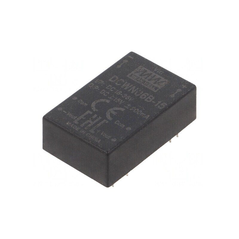 Convertor DC/DC 6W 18-36V 15V/-15V THT | Electronic-mag.ro | Componente Electronice