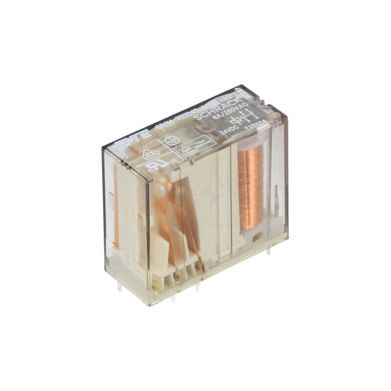 Releu Electromagnetic 24VDC 6A PCB | Electronic-mag.ro | Componente Electronice