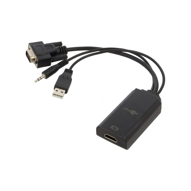 Convertor Audio/Video Negru | Electronic-mag.ro | Componente Electronice