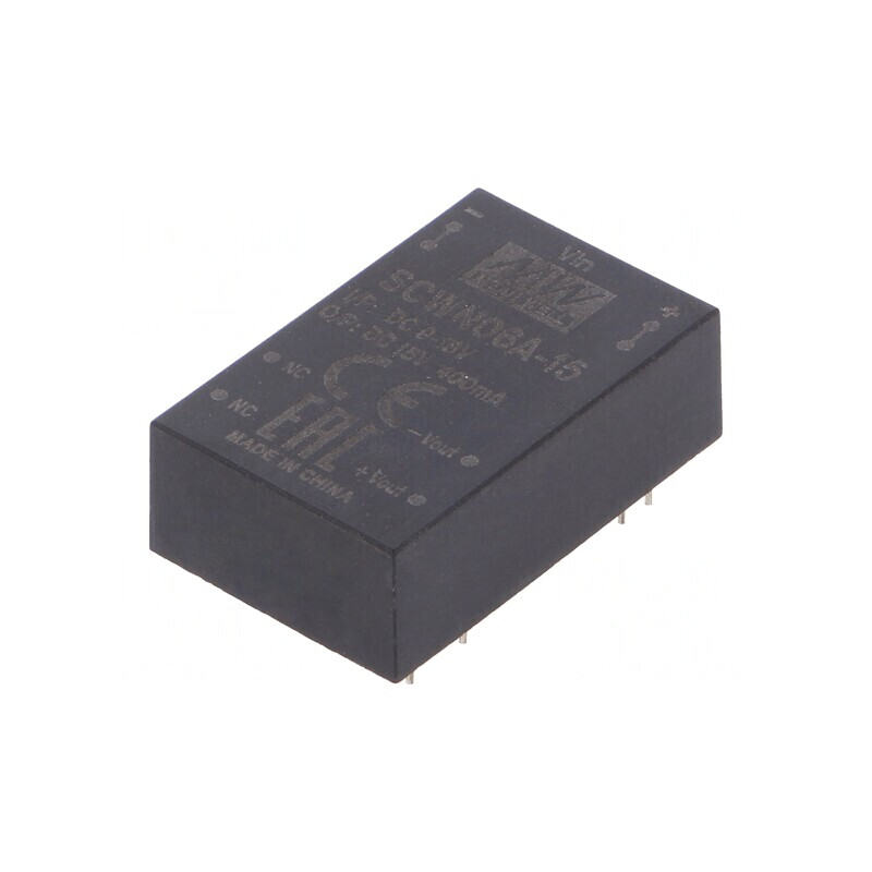 Convertor DC/DC 6W 9-18V la 15V 400mA DIP24 | Electronic-mag.ro | Componente Electronice