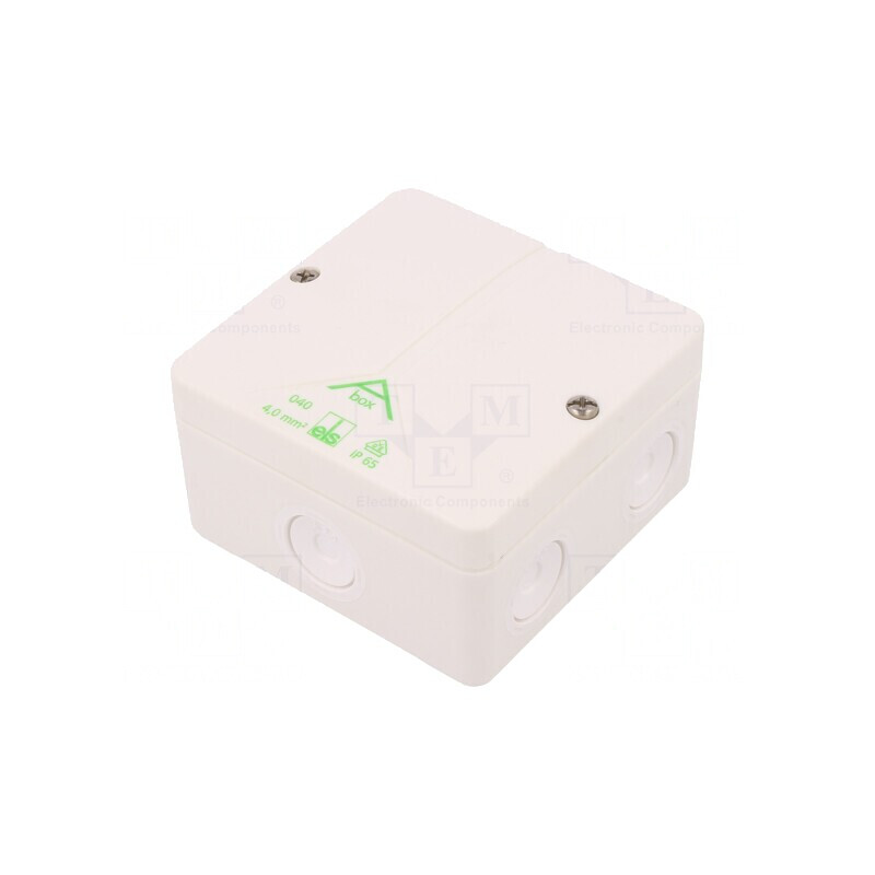 Cutie de Conexiuni Polistiren 93x93x55mm | Electronic-mag.ro | Componente Electronice