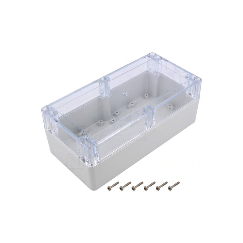 Carcasă universală 100x200x75mm cu bucșă din alamă, ABS-PC | Electronic-mag.ro | Componente Electronice