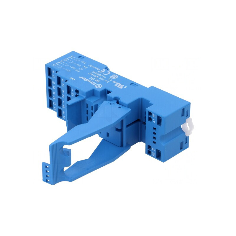Stativ PIN 14 10A 250VAC pentru Șină DIN Cleme cu Arc | Electronic-mag.ro | Componente Electronice