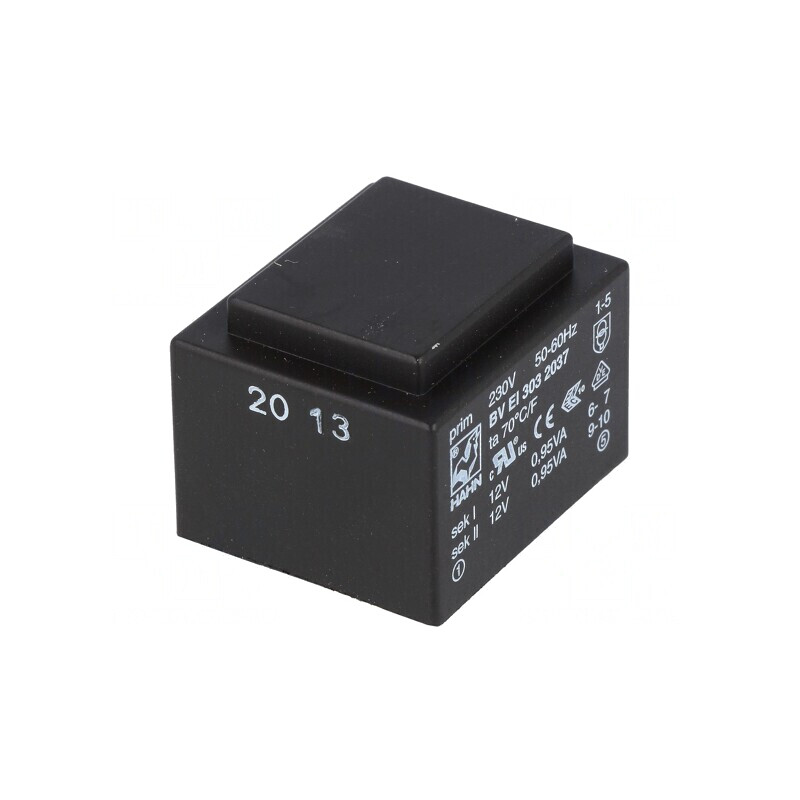 Transformator Încapsulat 1,9VA 230VAC la 12V 79mA PCB | Electronic-mag.ro | Componente Electronice