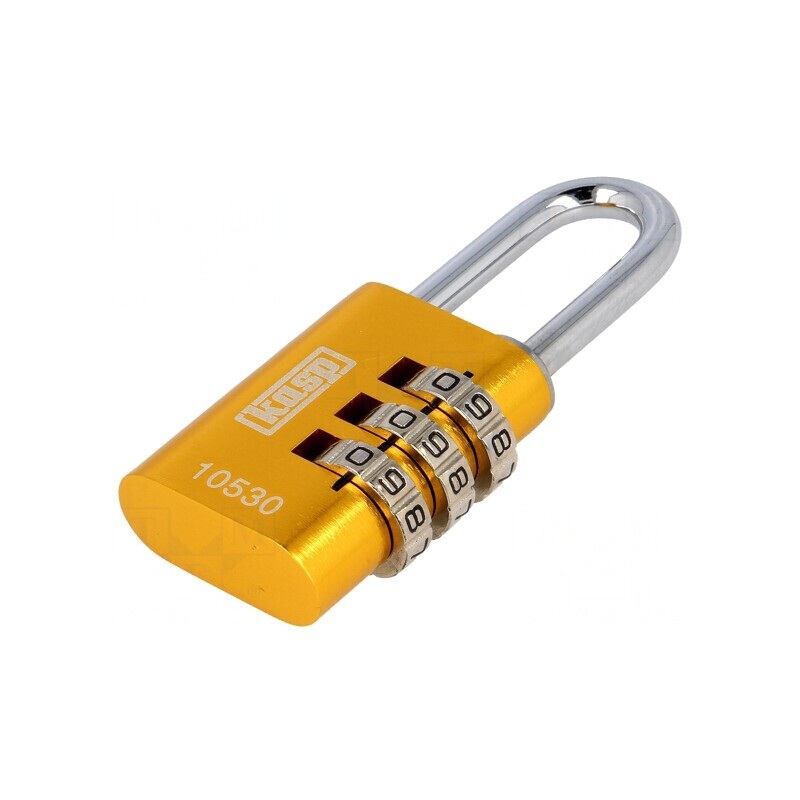Lacăt cu cifru din aluminiu 32mm | Electronic-mag.ro | Componente Electronice