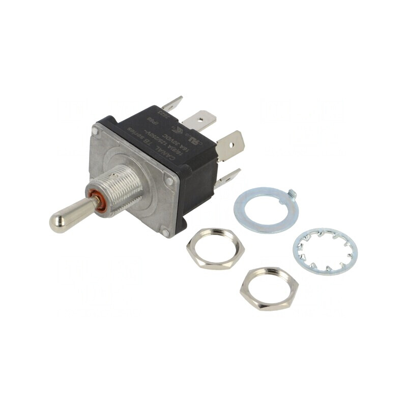 Comutator Basculant 3 Pozitii IP68 16A 250VAC | Electronic-mag.ro | Componente Electronice