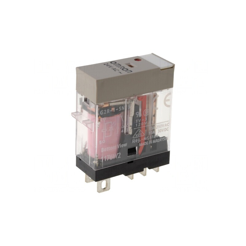 Releu Electromagnetic SPDT 24VAC 10A | Electronic-mag.ro | Componente Electronice