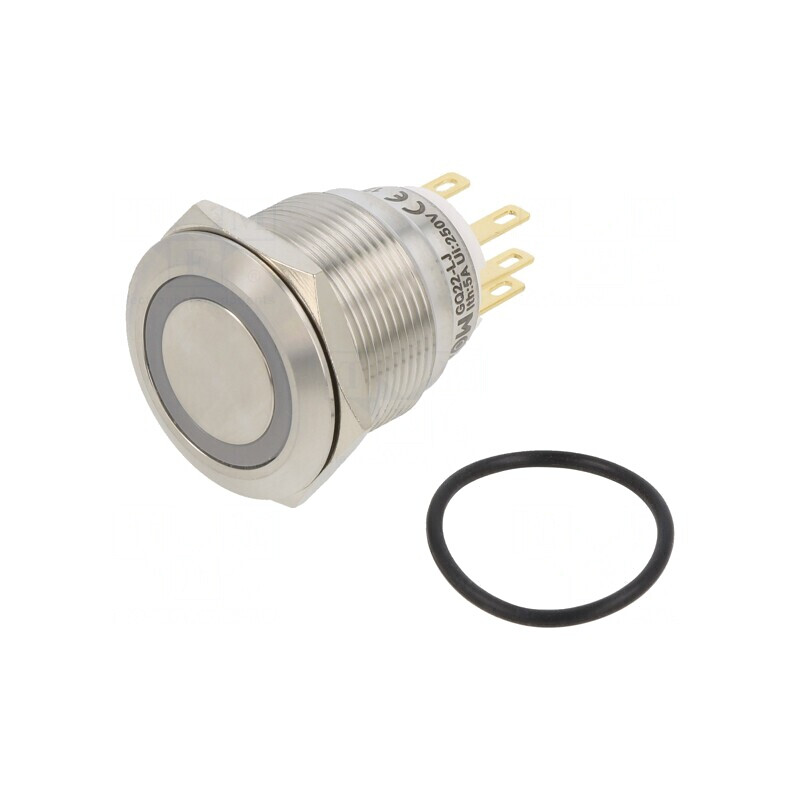 Comutator Anti-Vandalism SPDT 3A/220VAC 5A/24VDC IP65 | Electronic-mag.ro | Componente Electronice