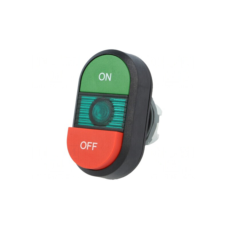 Comutator dublu 22mm verde-roșu IP66 | Electronic-mag.ro | Componente Electronice