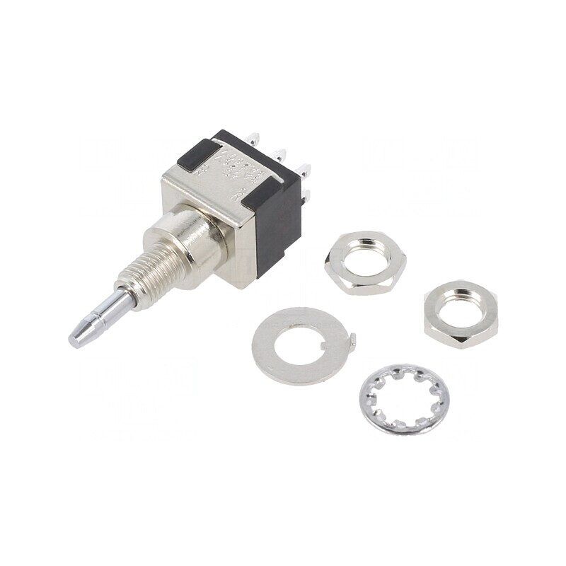 Comutator DPDT 6A/125VAC 6A/6VDC MPA 206 R | Electronic-mag.ro | Componente Electronice