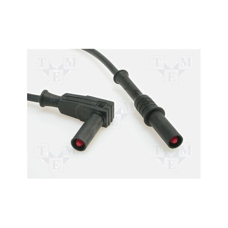 Cablu de măsurare 20A 1m Negru | Electronic-mag.ro | Componente Electronice