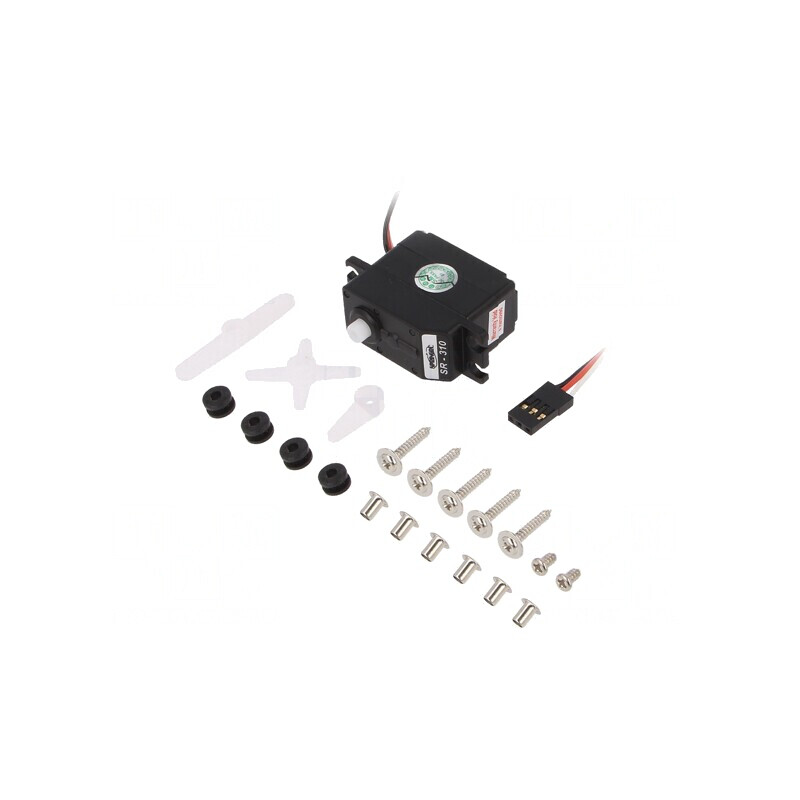 Servomecanism Analogic 180° 4,8-6VDC Plastic | Electronic-mag.ro | Componente Electronice