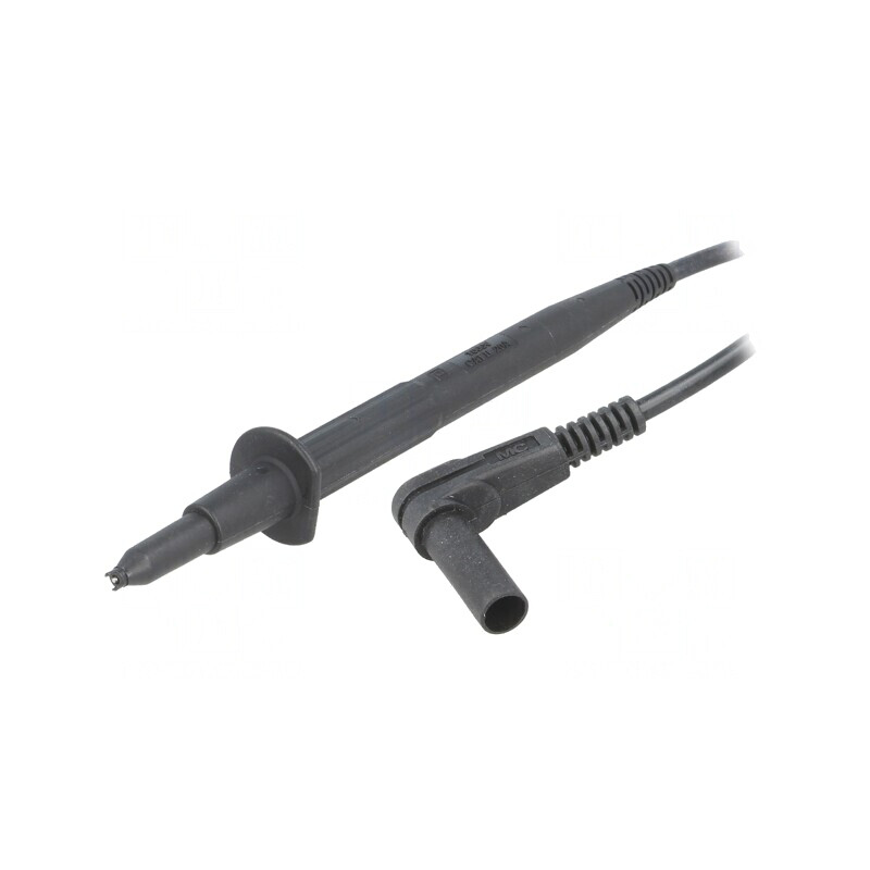 Cablu de măsurare 20A 1m negru nichelat | Electronic-mag.ro | Componente Electronice