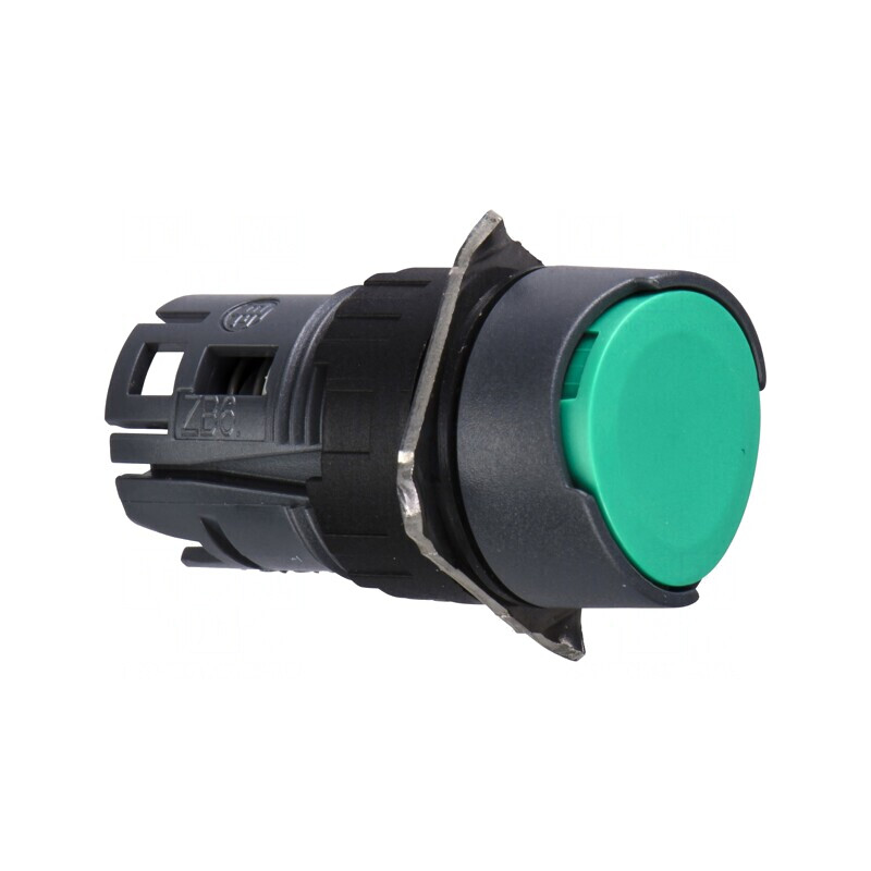 Comutator apăsare 16mm verde | Electronic-mag.ro | Componente Electronice
