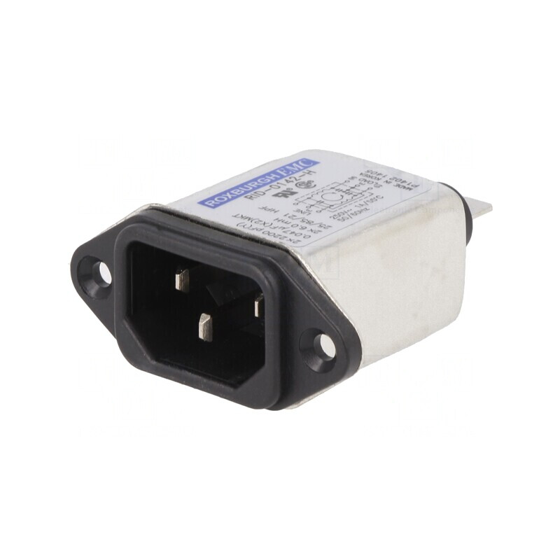 Soclu Alimentare AC 1A 250V IEC 60320  | Electronic-mag.ro | Componente Electronice