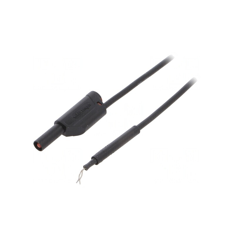 Cablu de măsurare 19A cu mufă banană 4mm | Electronic-mag.ro | Componente Electronice