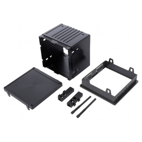Carcasă panou 96x96x75 mm ABS policarbonat PPO | Electronic-mag.ro | Componente Electronice