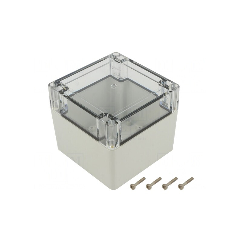 Carcasă Universală cu Bucșă din Alamă 105x105x90mm | Electronic-mag.ro | Componente Electronice