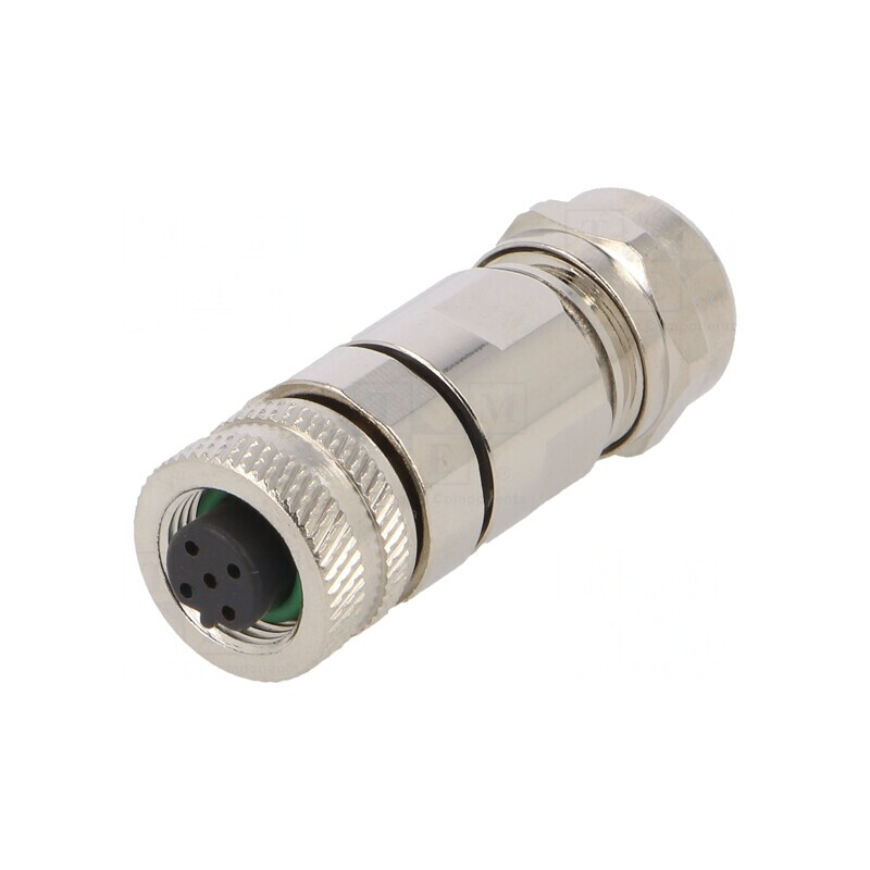 Mufă M12 5-PIN Mamă B-Profibus Cablu Lipire IP65 60V | Electronic-mag.ro | Componente Electronice