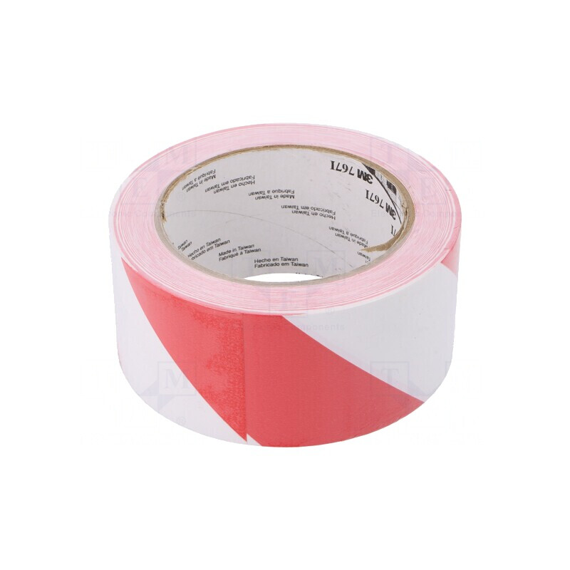 Bandă Avertizare Alb-Roșu 33m x 50mm | Electronic-mag.ro | Componente Electronice